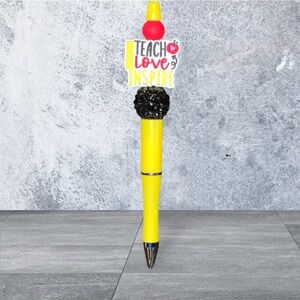 Teacher Beaded and Embellished Pens